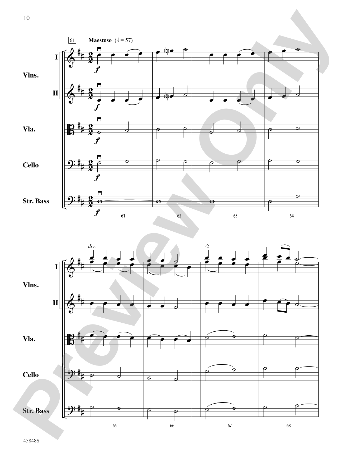 Appalachian Carol: String Orchestra Conductor Score & Parts