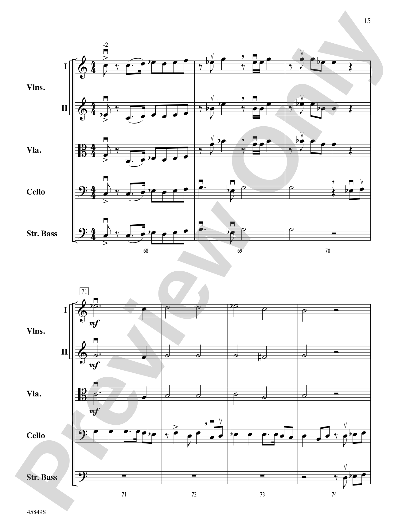American Salute: String Orchestra Conductor Score & Parts