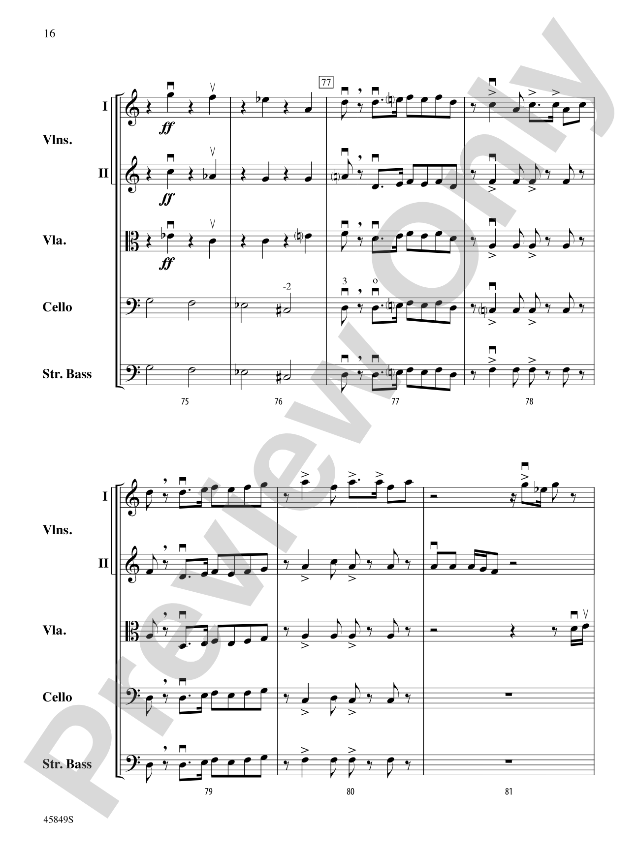 American Salute: String Orchestra Conductor Score & Parts