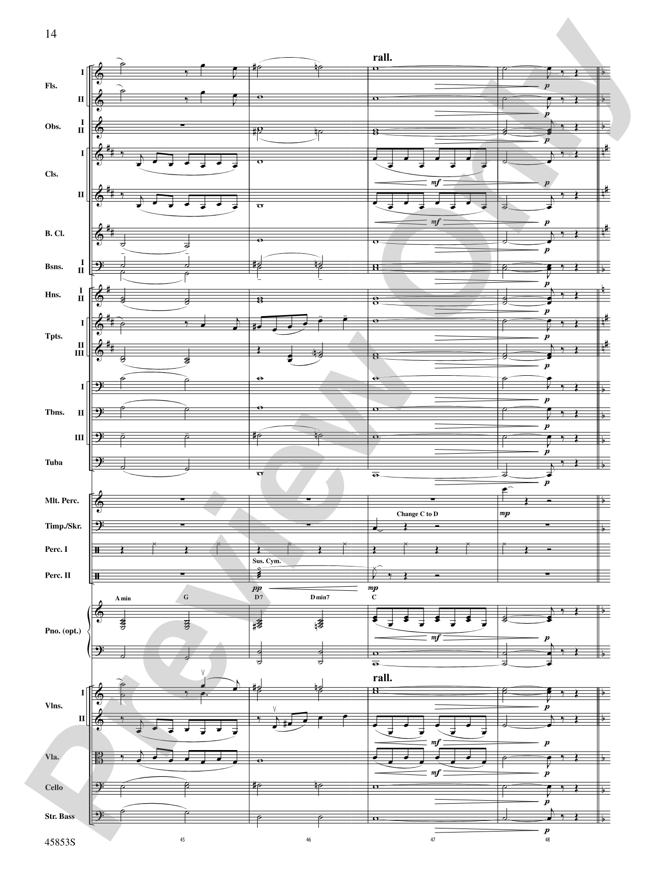 The Best of Bruno Mars: Full Orchestra Conductor Score & Parts