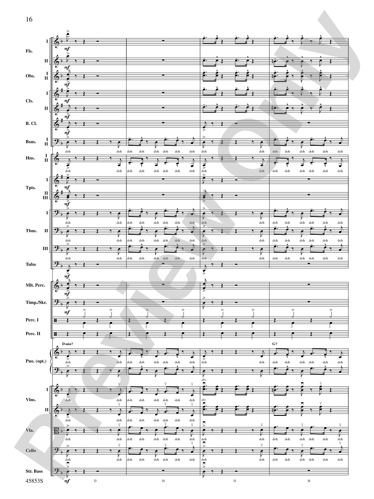 The Best of Bruno Mars: Full Orchestra Conductor Score & Parts
