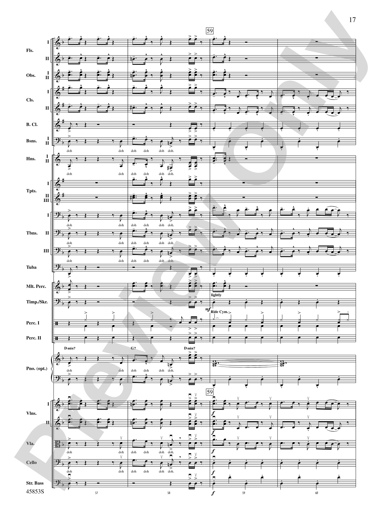 The Best of Bruno Mars: Full Orchestra Conductor Score & Parts