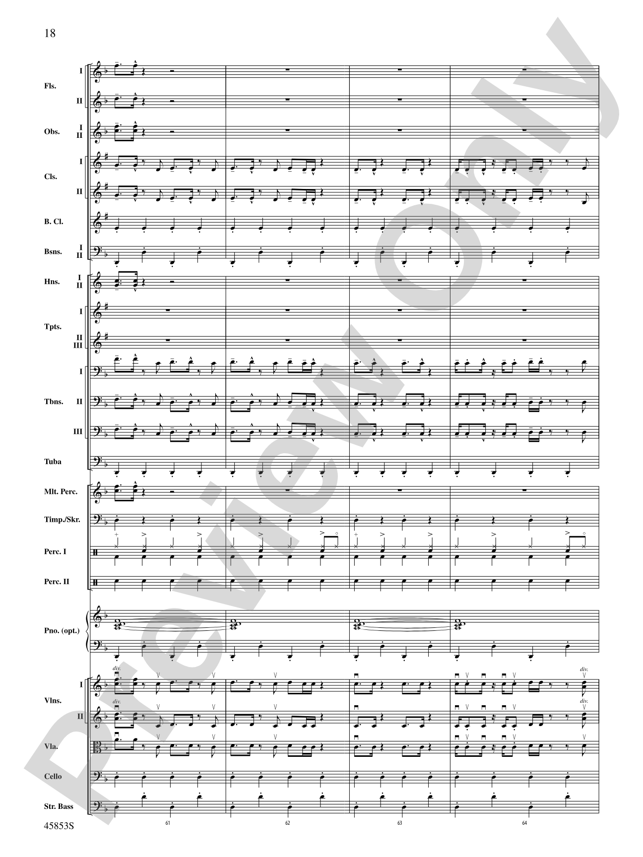 The Best of Bruno Mars: Full Orchestra Conductor Score & Parts