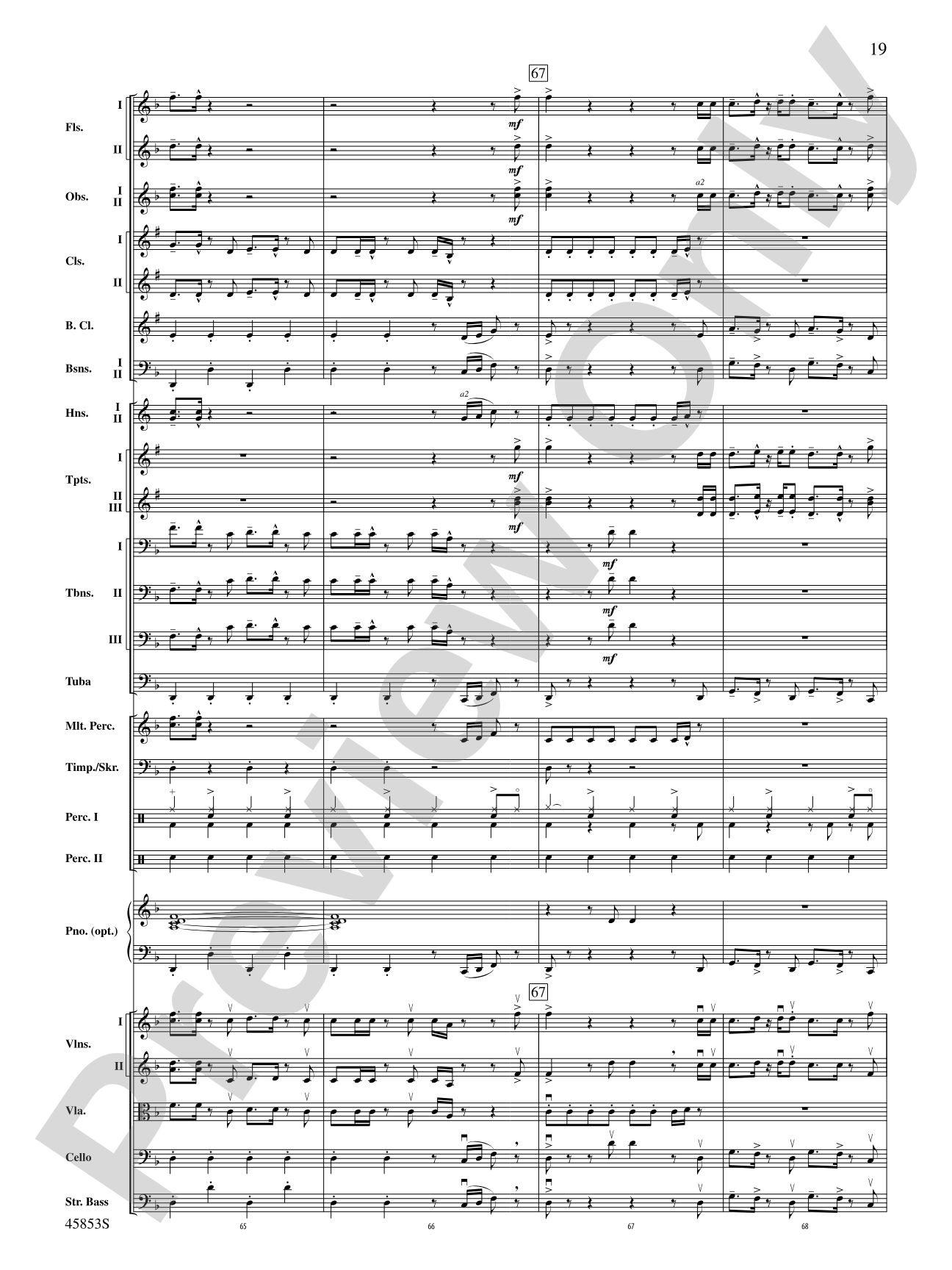 The Best of Bruno Mars: Full Orchestra Conductor Score & Parts