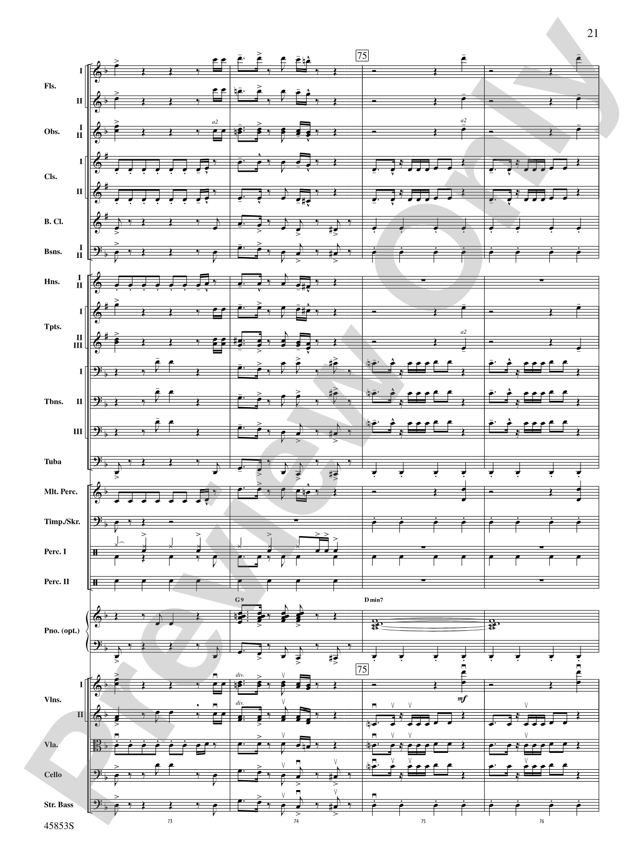 The Best of Bruno Mars: Full Orchestra Conductor Score & Parts