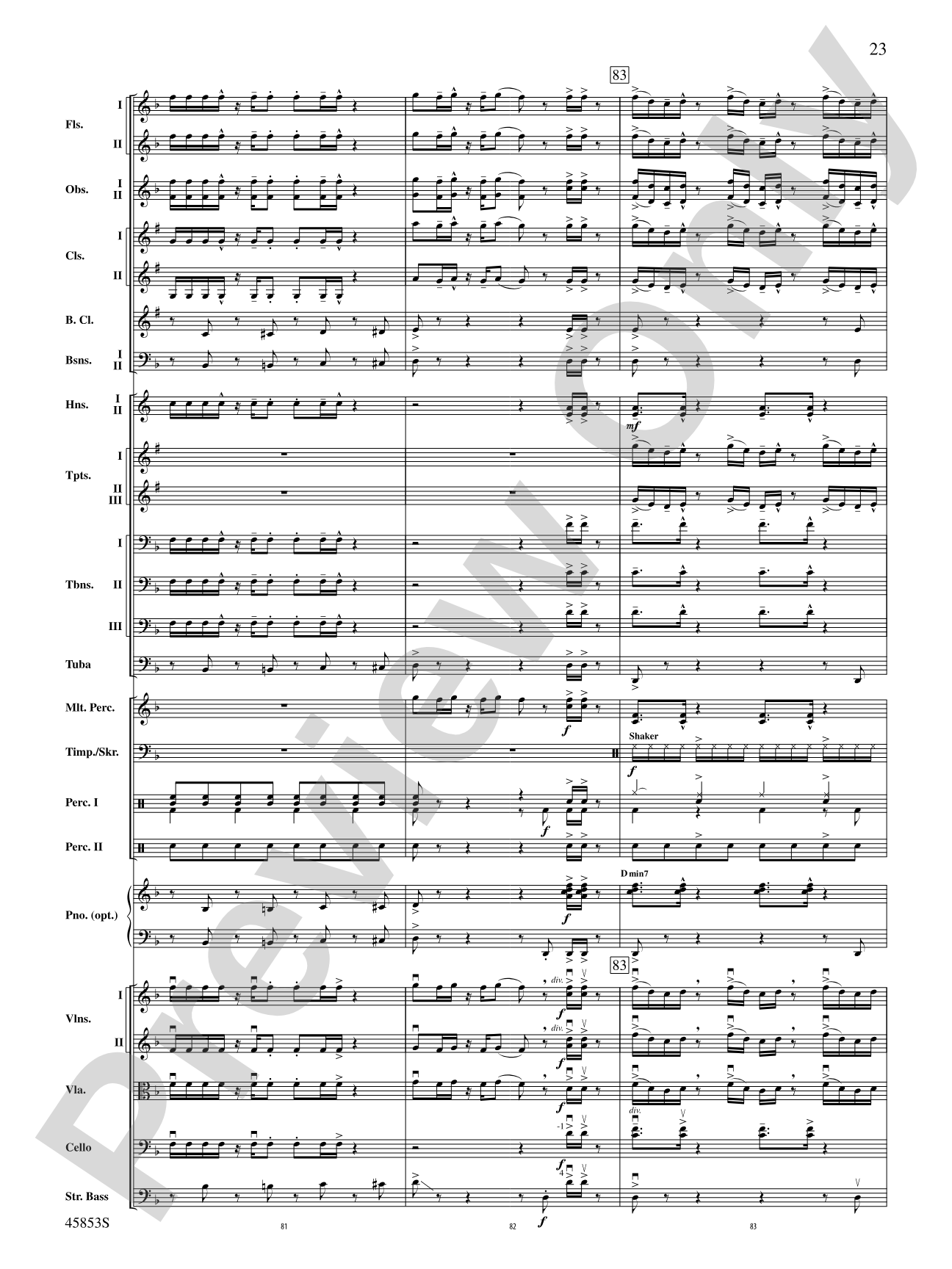 The Best of Bruno Mars: Full Orchestra Conductor Score & Parts