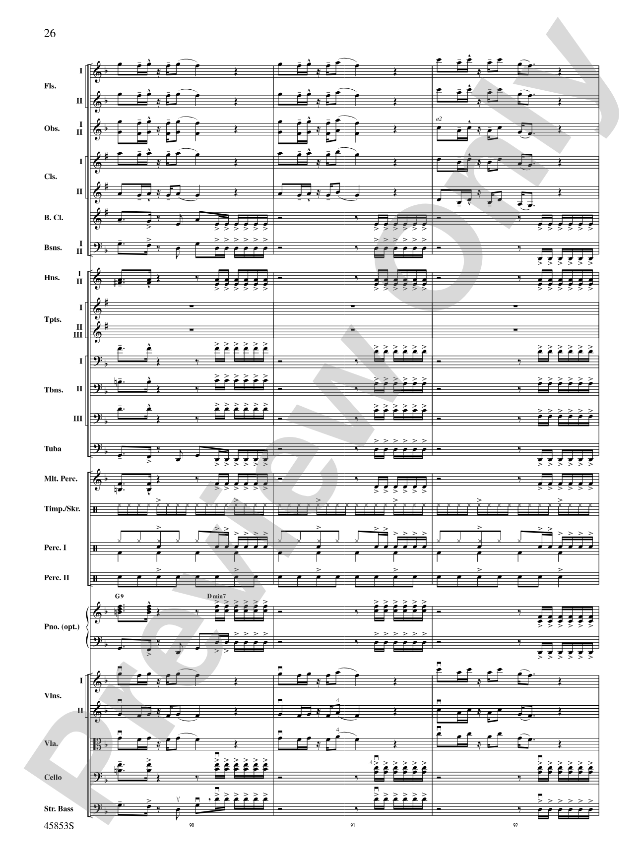 The Best of Bruno Mars: Full Orchestra Conductor Score & Parts