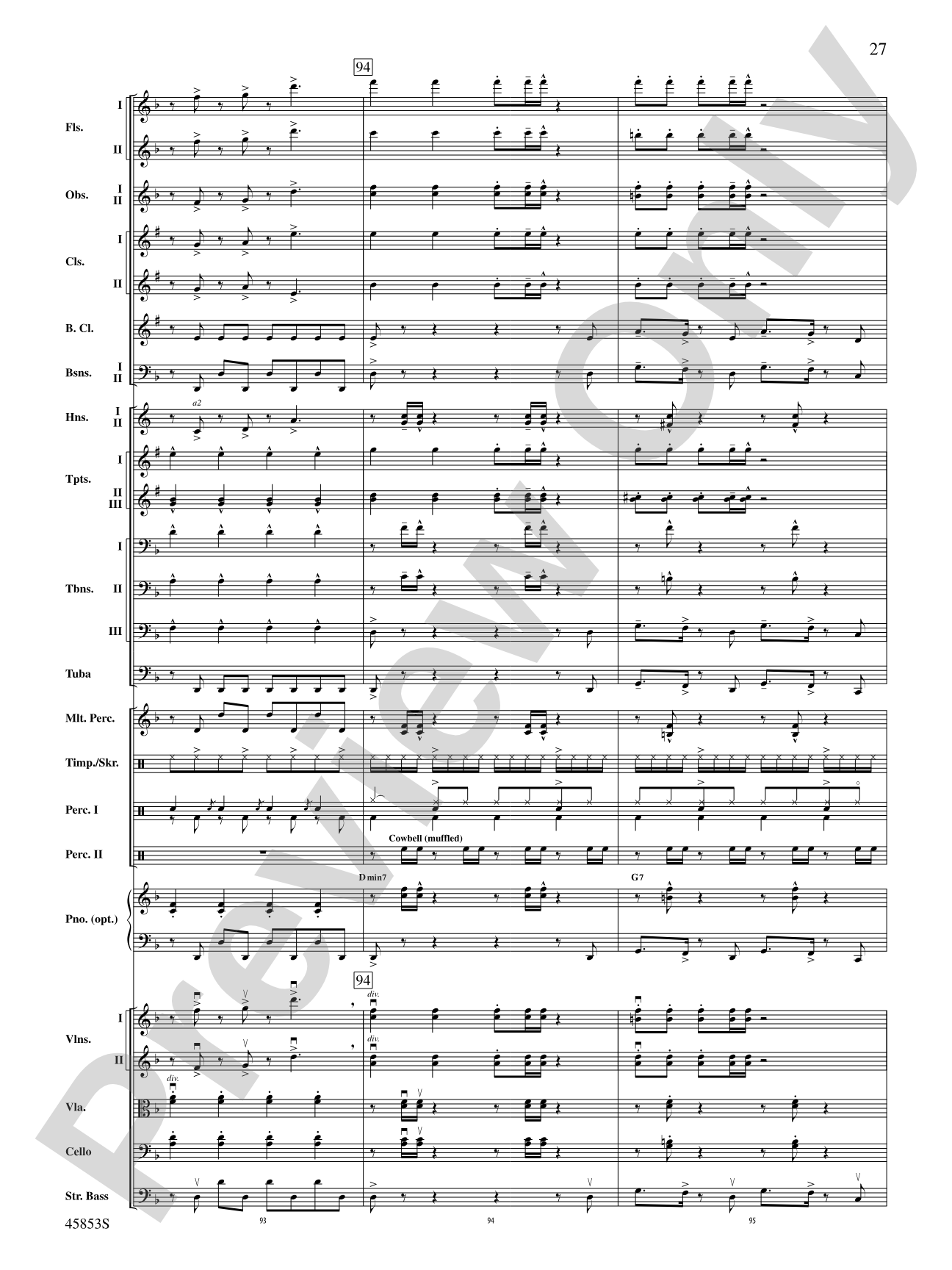 The Best of Bruno Mars: Full Orchestra Conductor Score & Parts