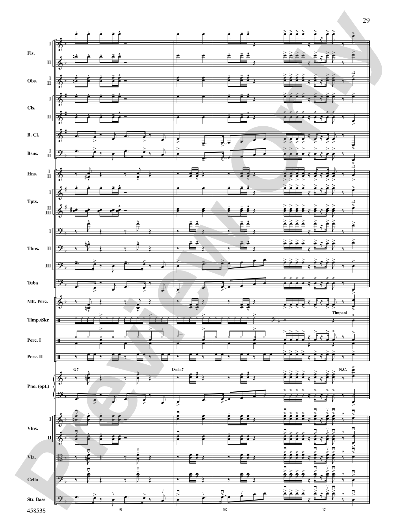 The Best of Bruno Mars: Full Orchestra Conductor Score & Parts
