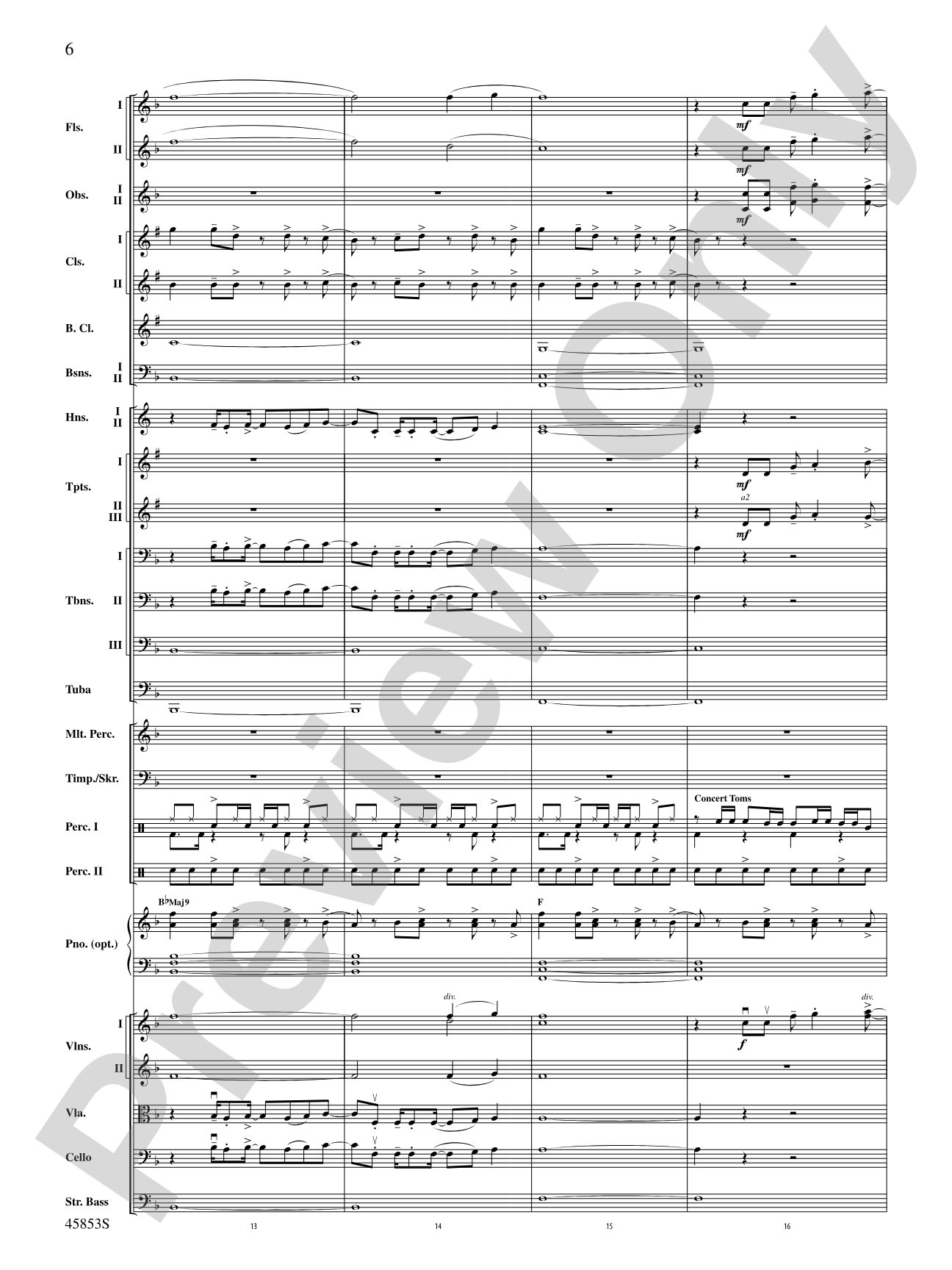 The Best of Bruno Mars: Full Orchestra Conductor Score & Parts