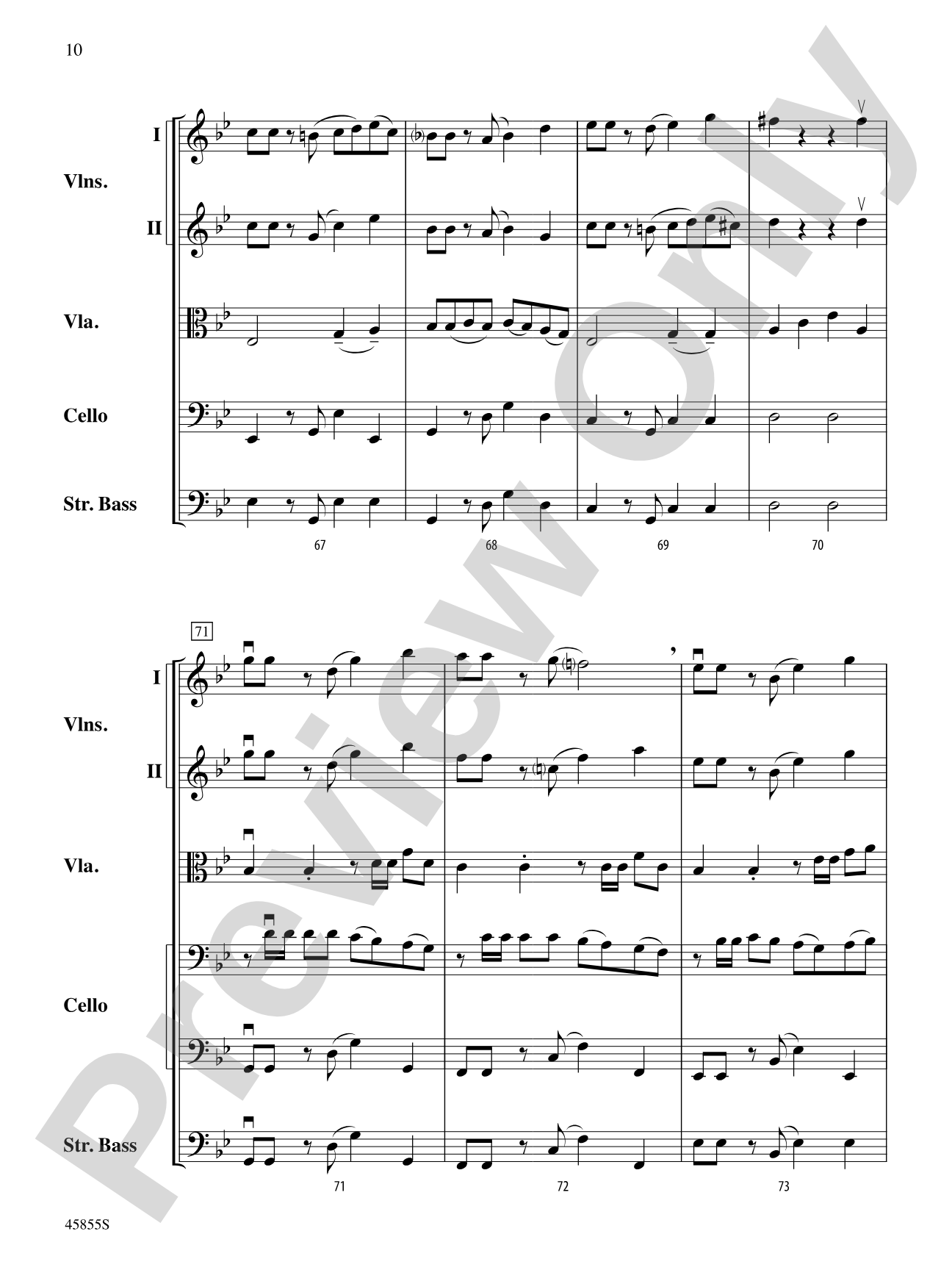 Midnight Howl: String Orchestra Conductor Score & Parts