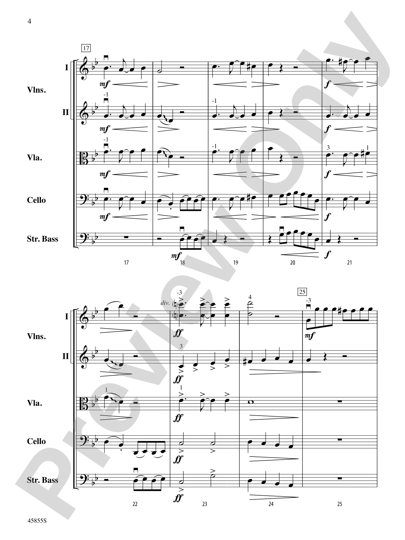 Midnight Howl: String Orchestra Conductor Score & Parts