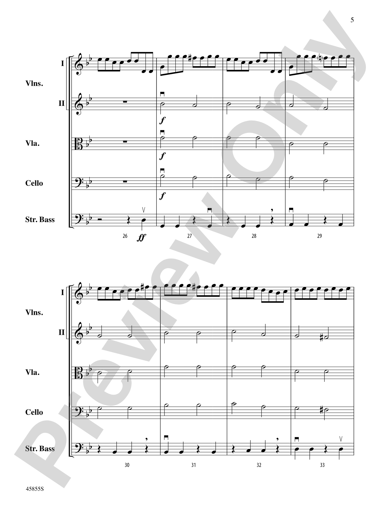 Midnight Howl: String Orchestra Conductor Score & Parts