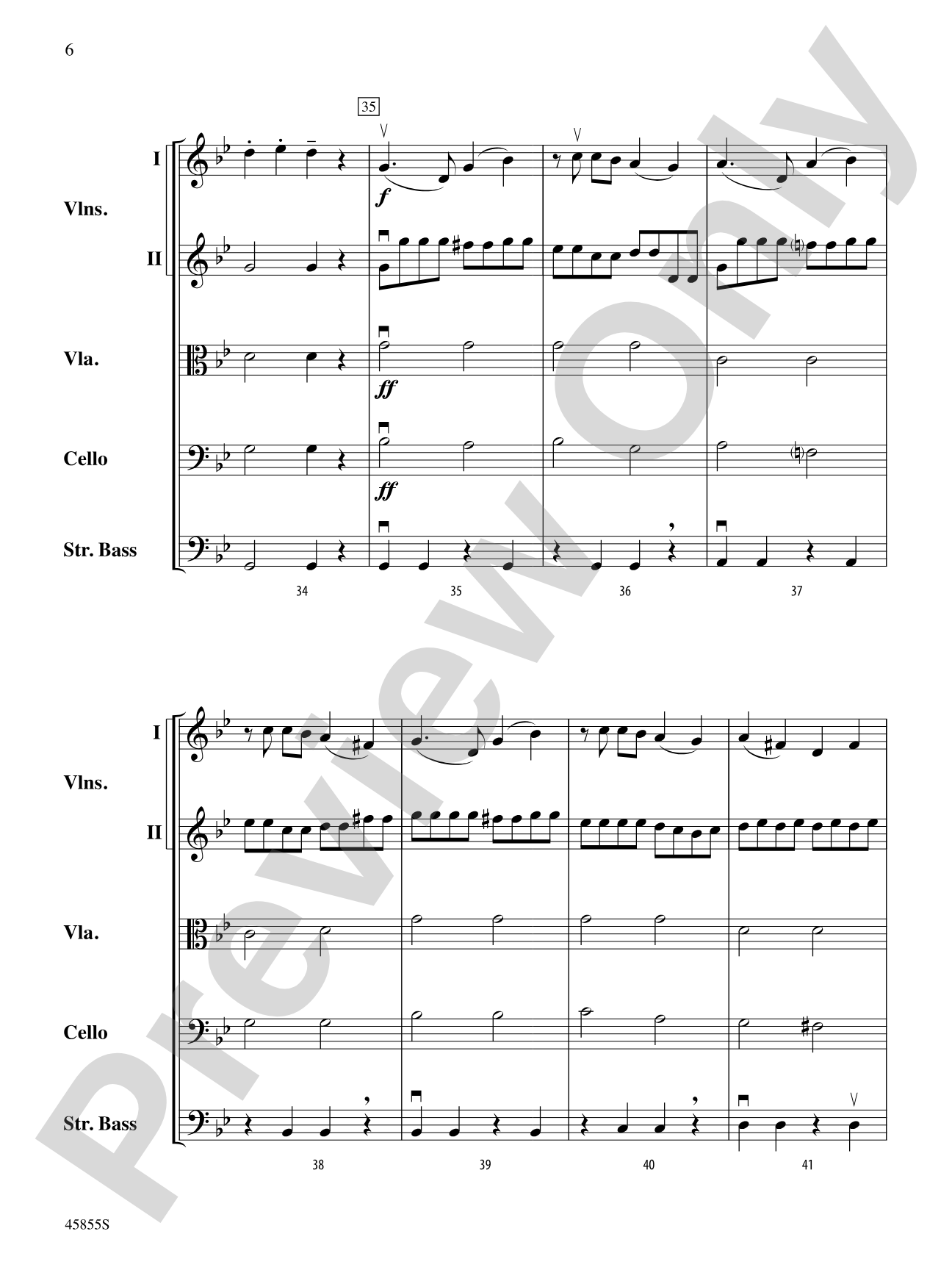 Midnight Howl: String Orchestra Conductor Score & Parts