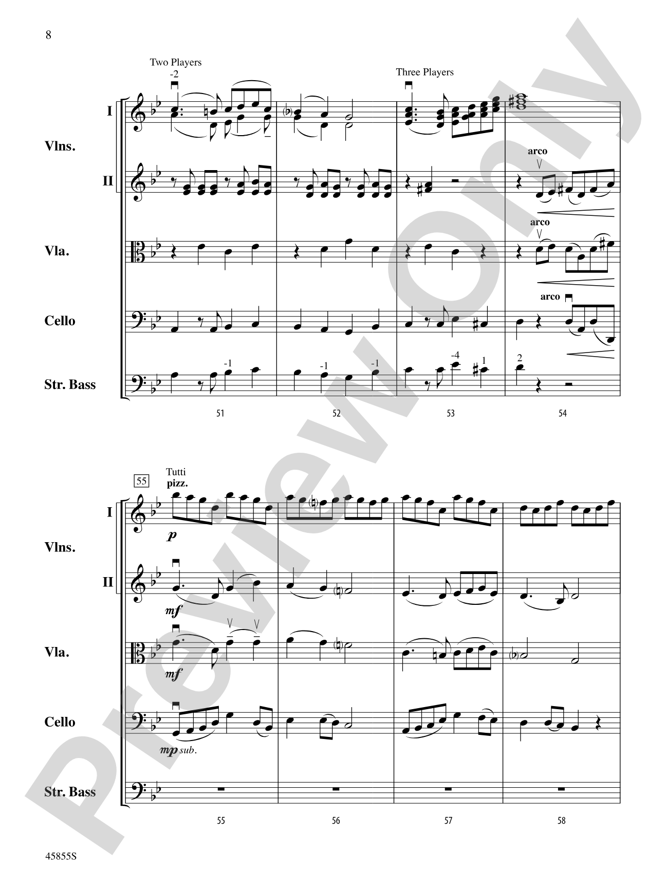 Midnight Howl: String Orchestra Conductor Score & Parts