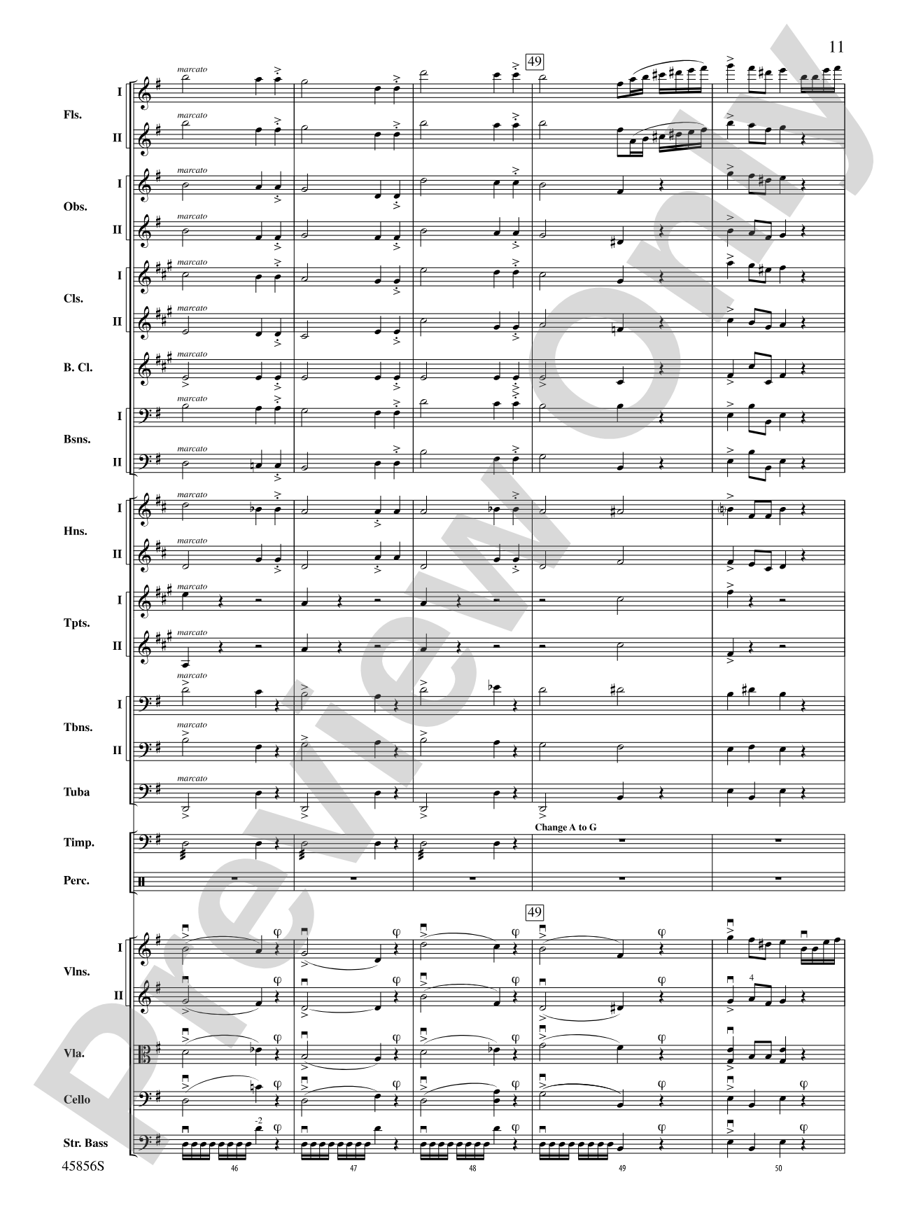 Academic Festival Overture, Op. 80: Full Orchestra Conductor Score & Parts