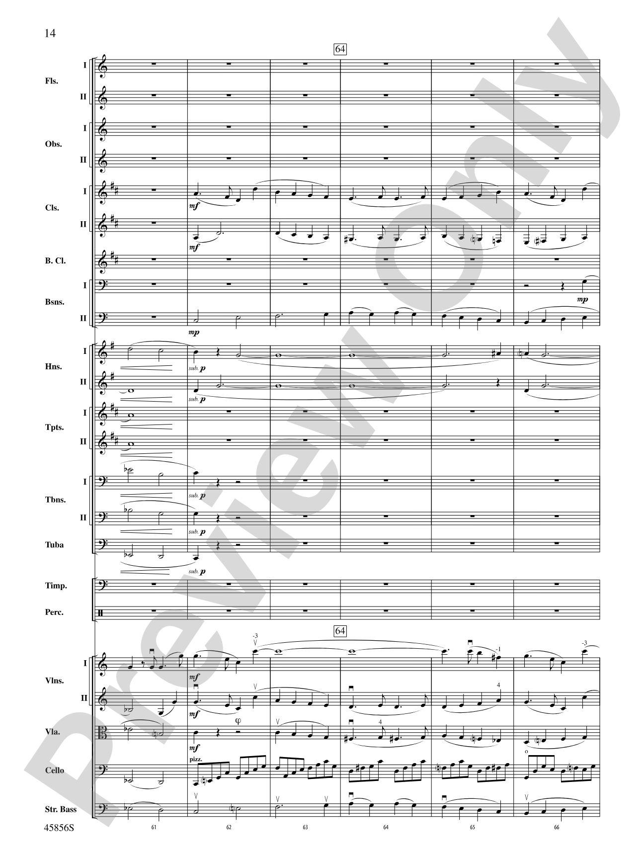 Academic Festival Overture, Op. 80: Full Orchestra Conductor Score & Parts