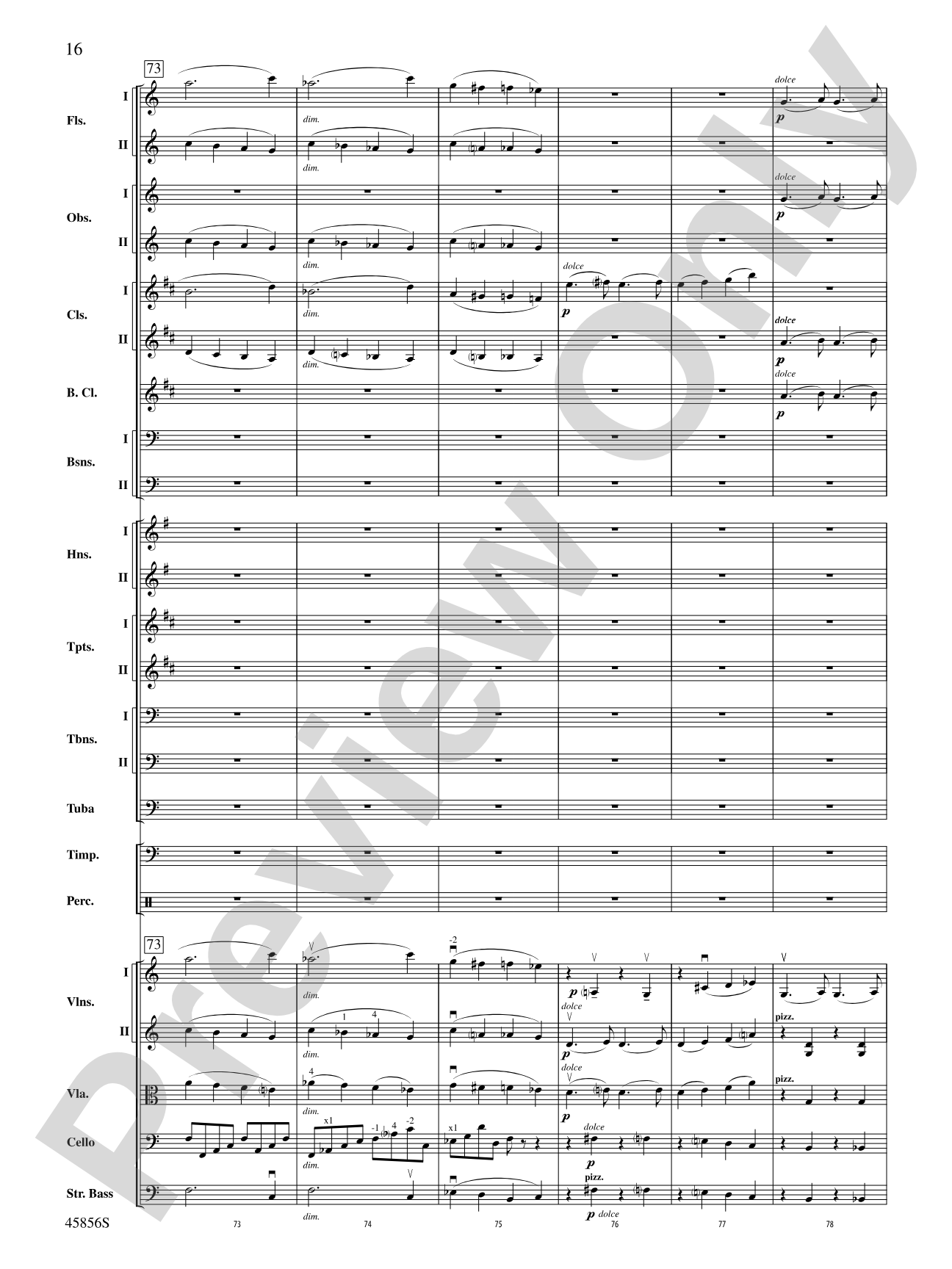 Academic Festival Overture, Op. 80: Full Orchestra Conductor Score & Parts