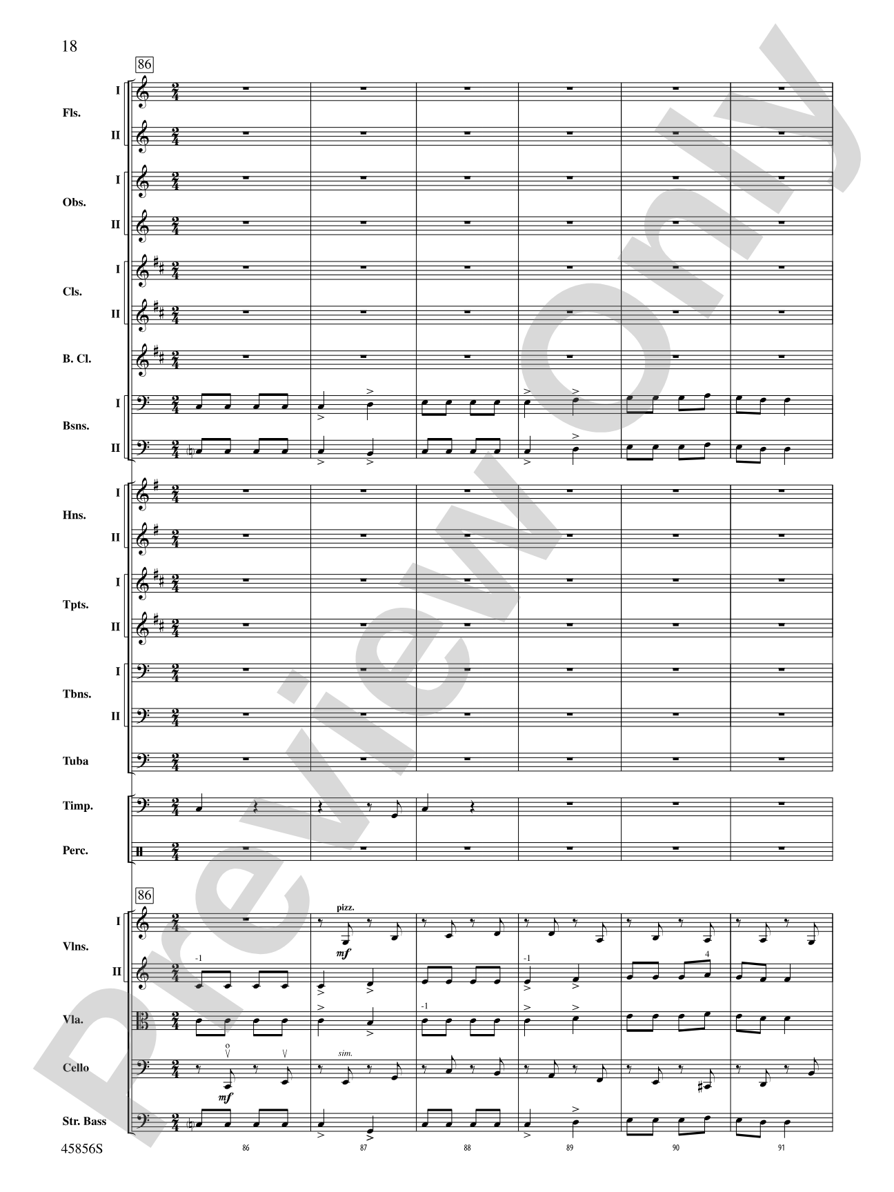 Academic Festival Overture, Op. 80: Full Orchestra Conductor Score & Parts