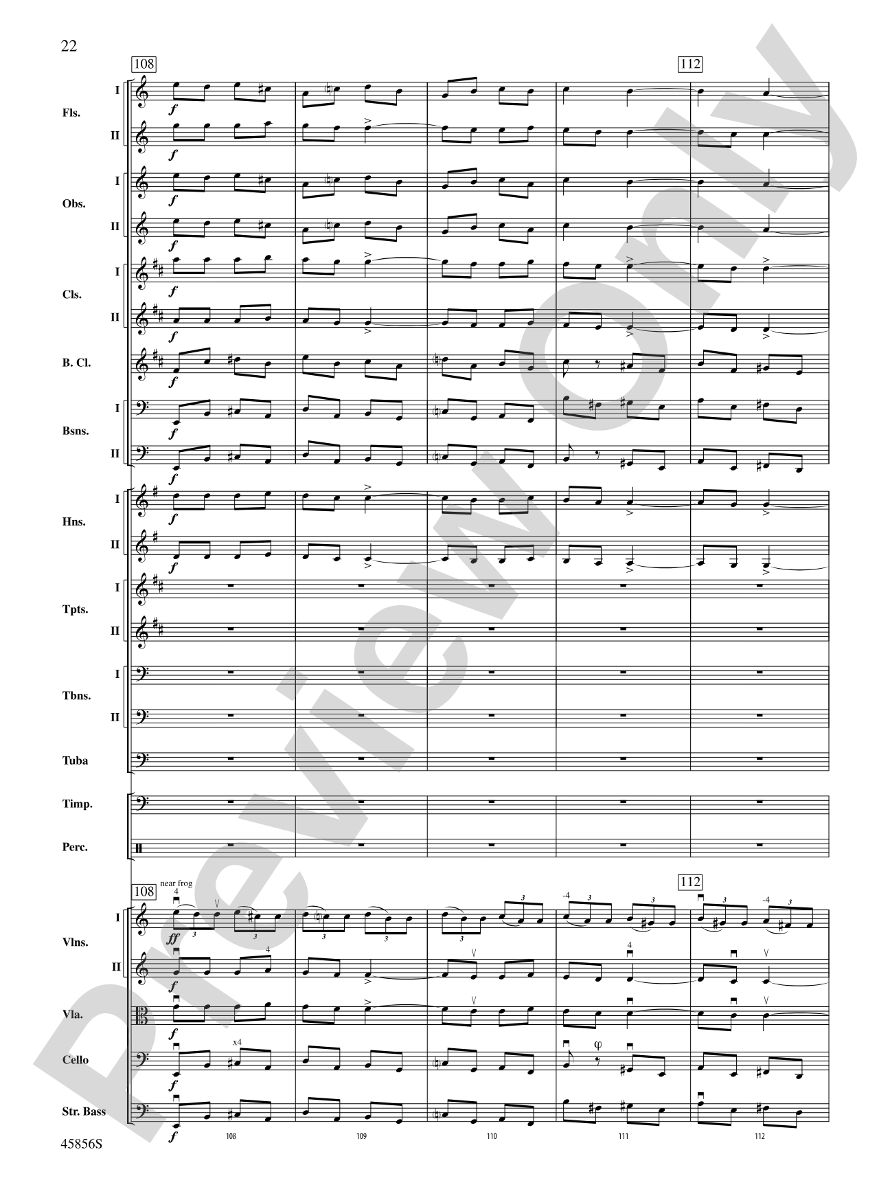 Academic Festival Overture, Op. 80: Full Orchestra Conductor Score & Parts
