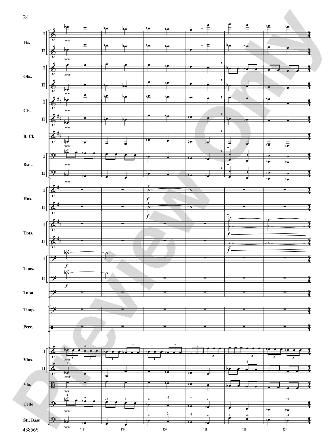 Academic Festival Overture, Op. 80: Full Orchestra Conductor Score & Parts