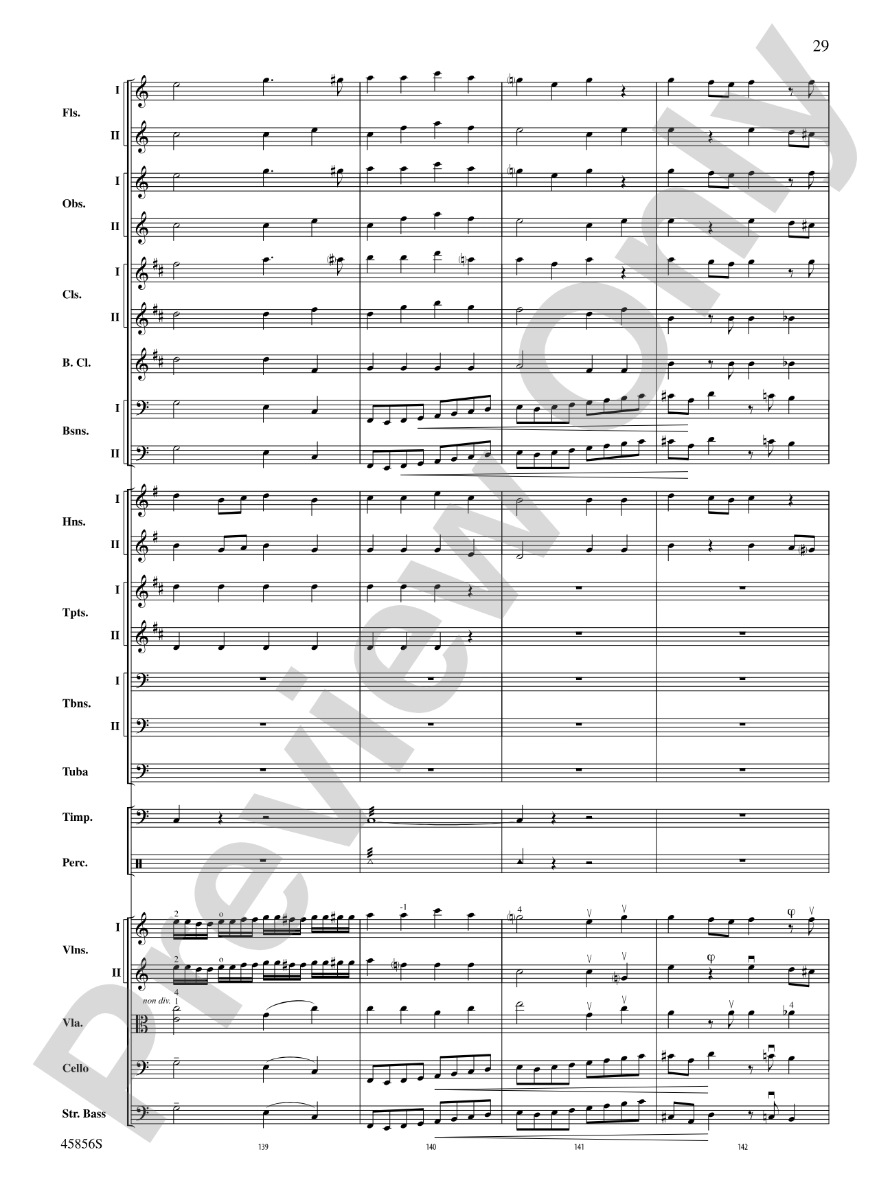 Academic Festival Overture, Op. 80: Full Orchestra Conductor Score & Parts