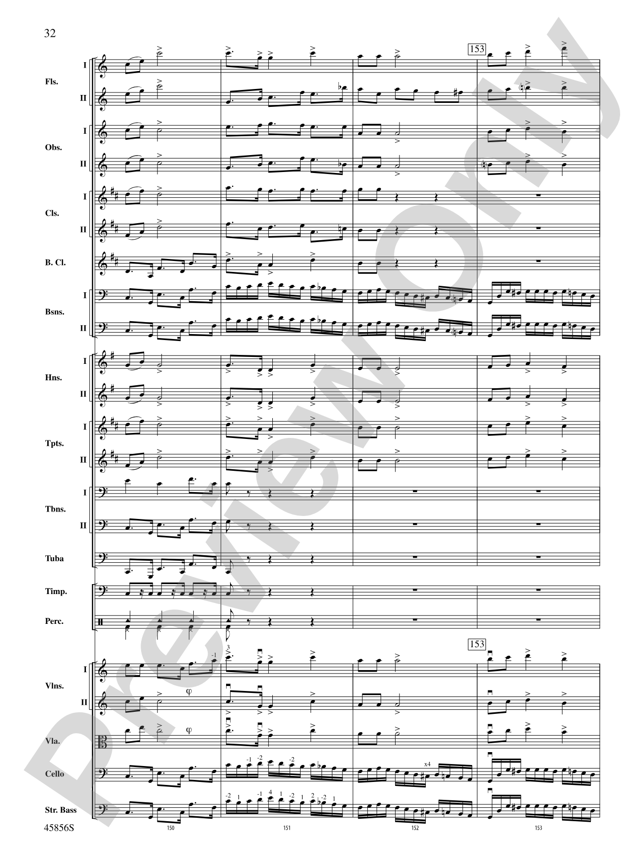 Academic Festival Overture, Op. 80: Full Orchestra Conductor Score & Parts