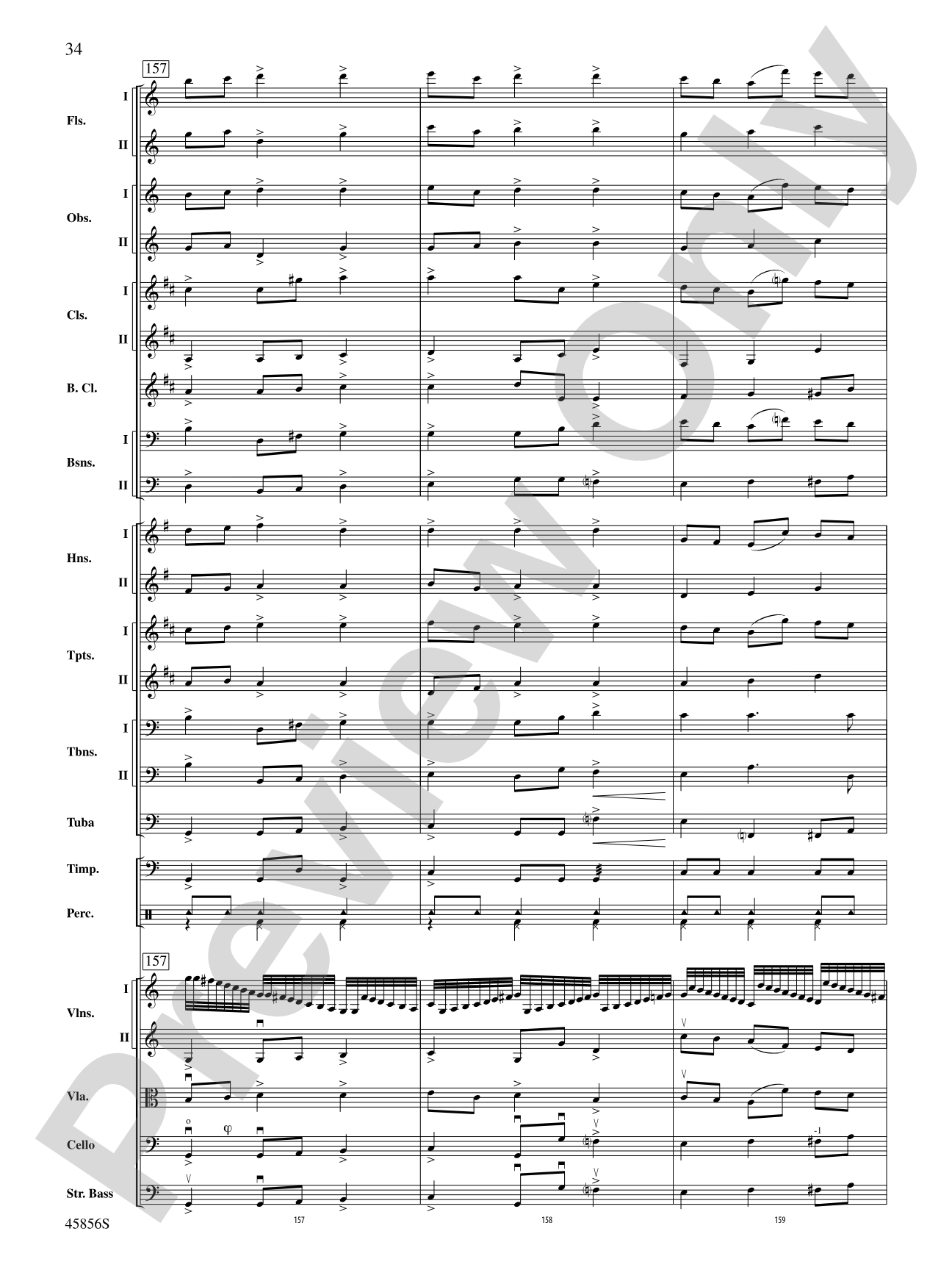 Academic Festival Overture, Op. 80: Full Orchestra Conductor Score & Parts