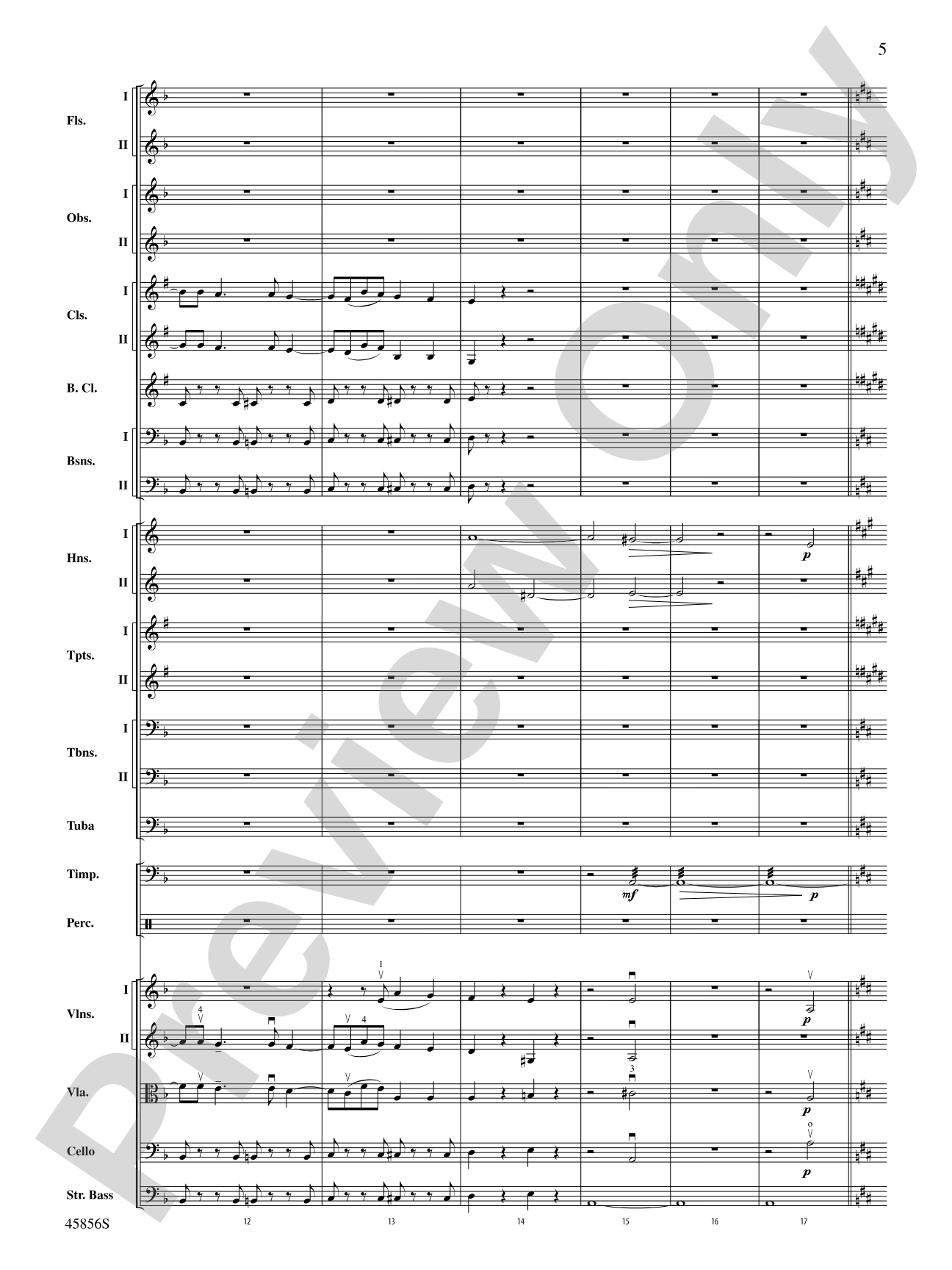 Academic Festival Overture, Op. 80: Full Orchestra Conductor Score & Parts