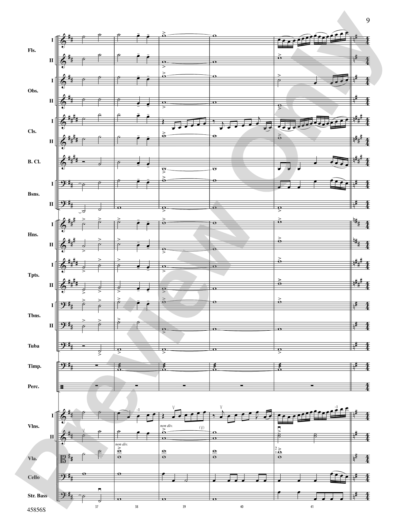 Academic Festival Overture, Op. 80: Full Orchestra Conductor Score & Parts