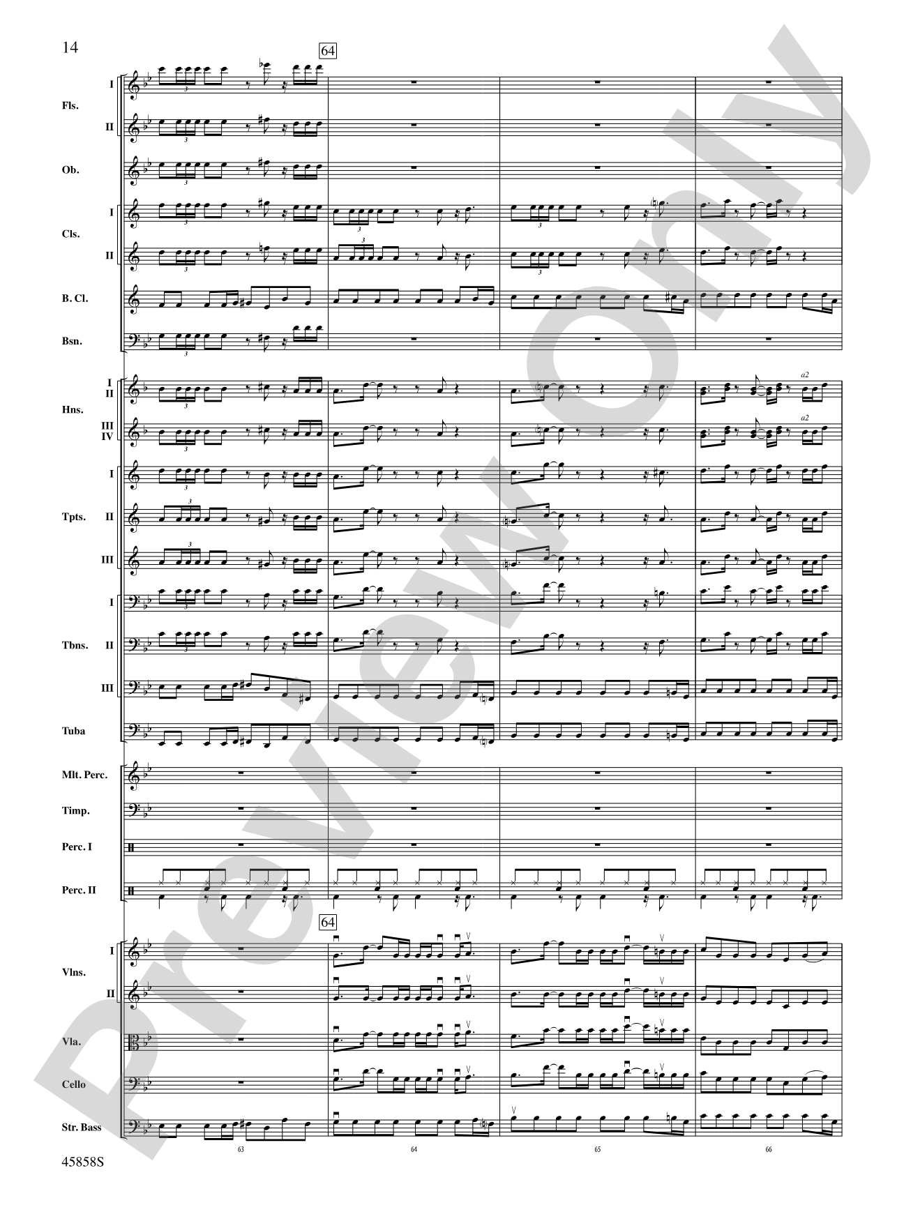 Hamilton, Suite from: Score