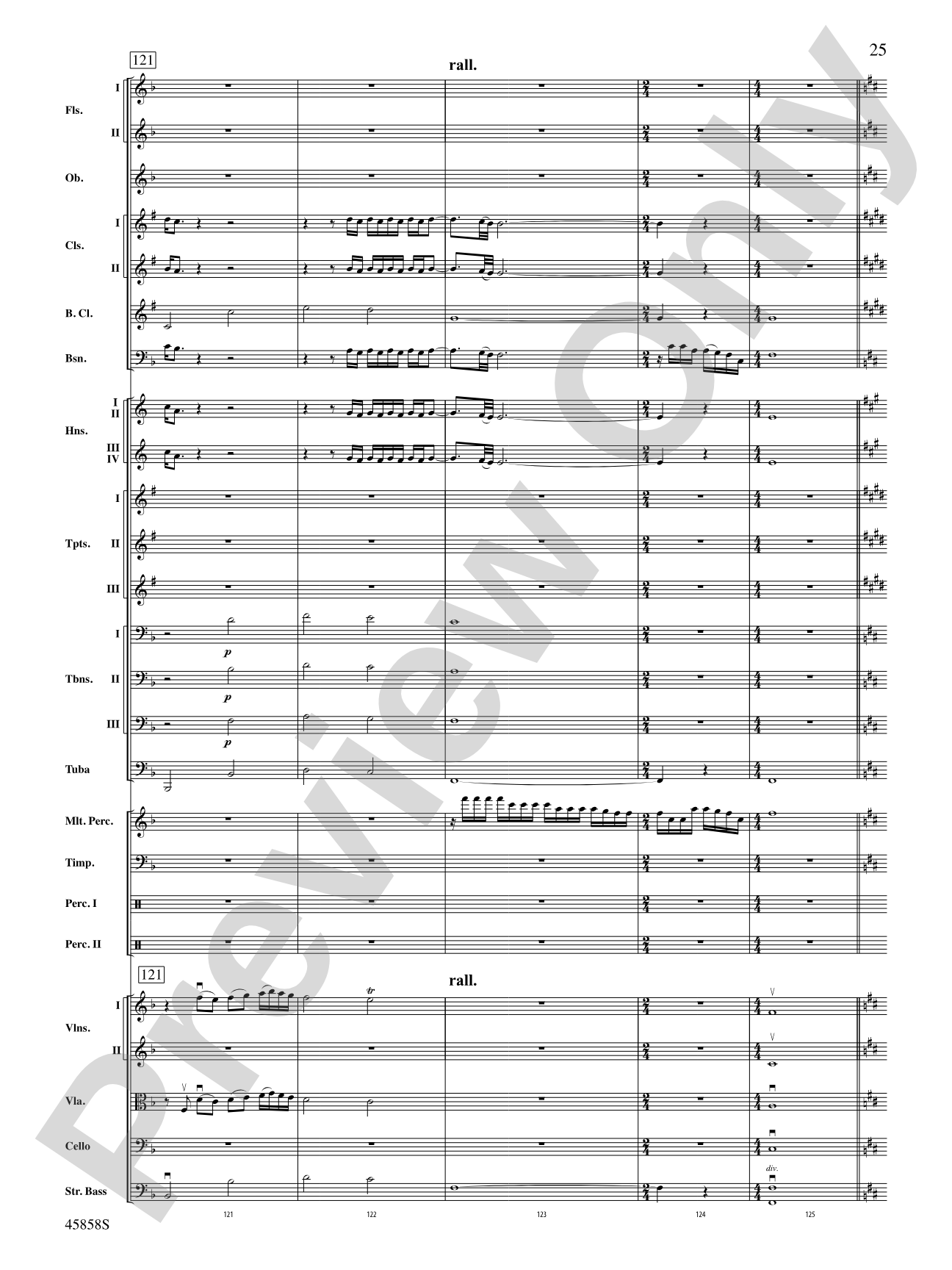 Hamilton, Suite from: Score