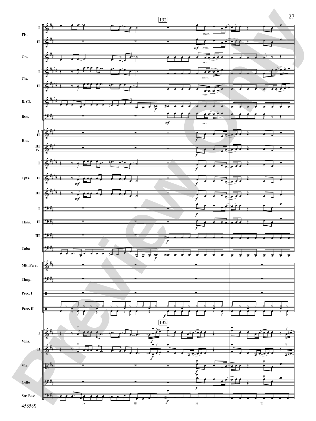 Hamilton, Suite from: Score
