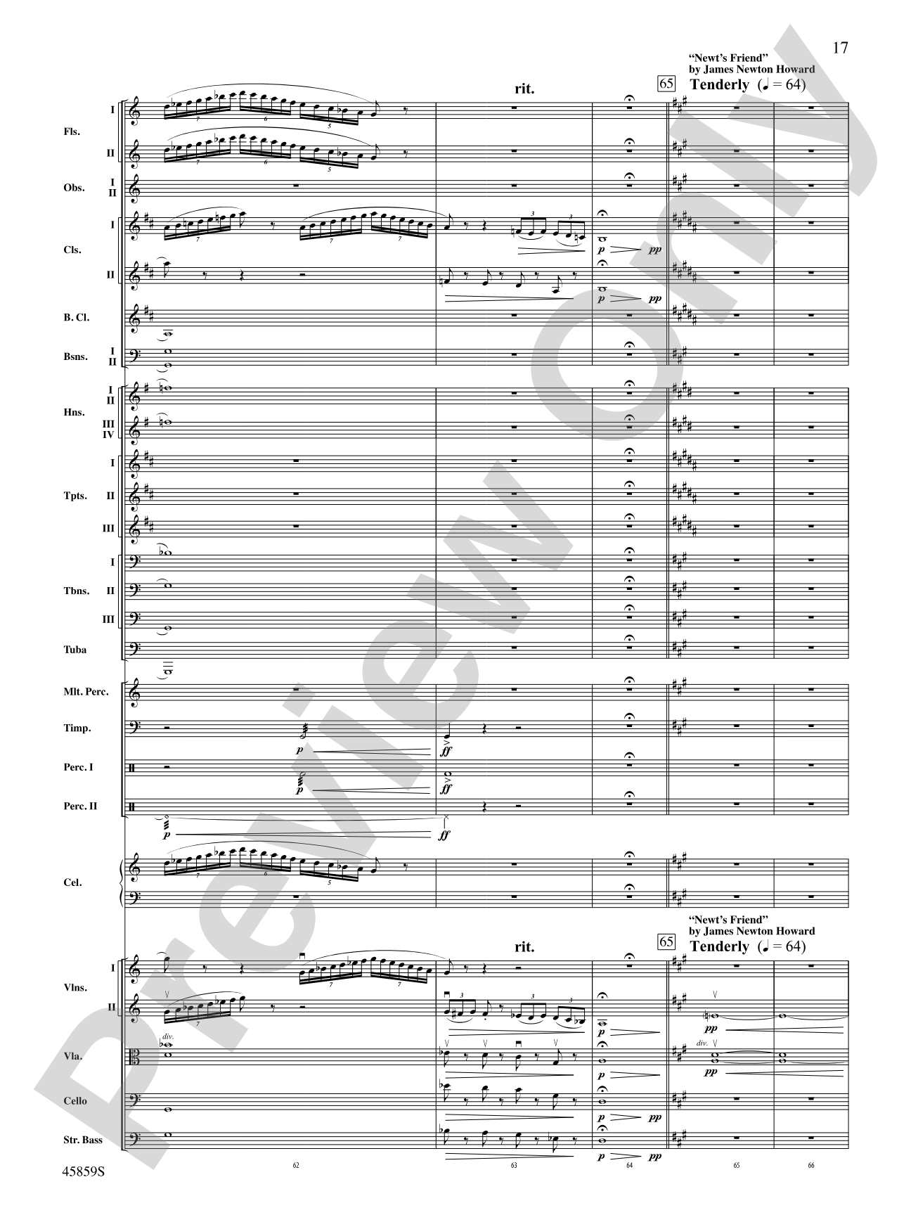 Fantastic Beasts and Where to Find Them: Full Orchestra Conductor Score & Parts