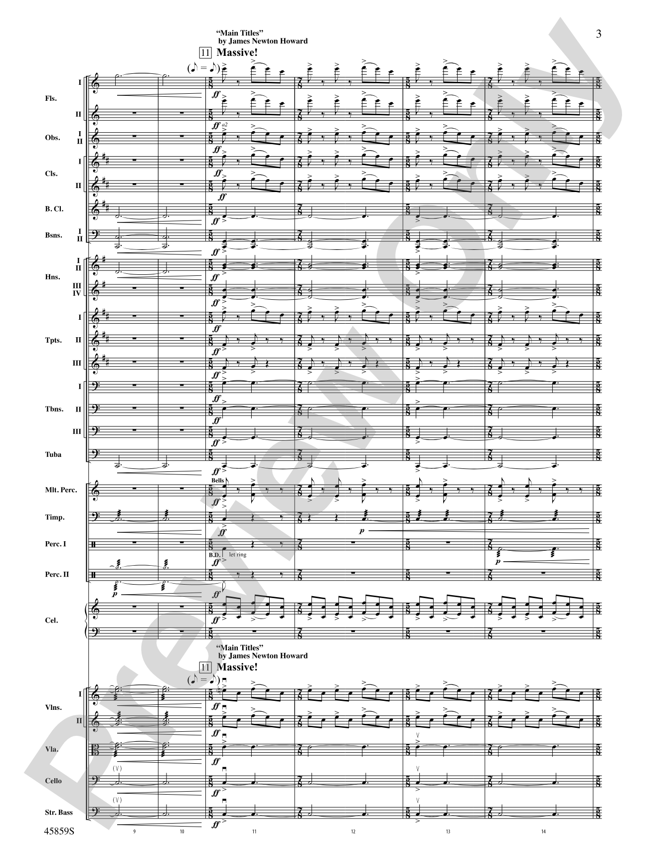 Fantastic Beasts and Where to Find Them: Full Orchestra Conductor Score & Parts