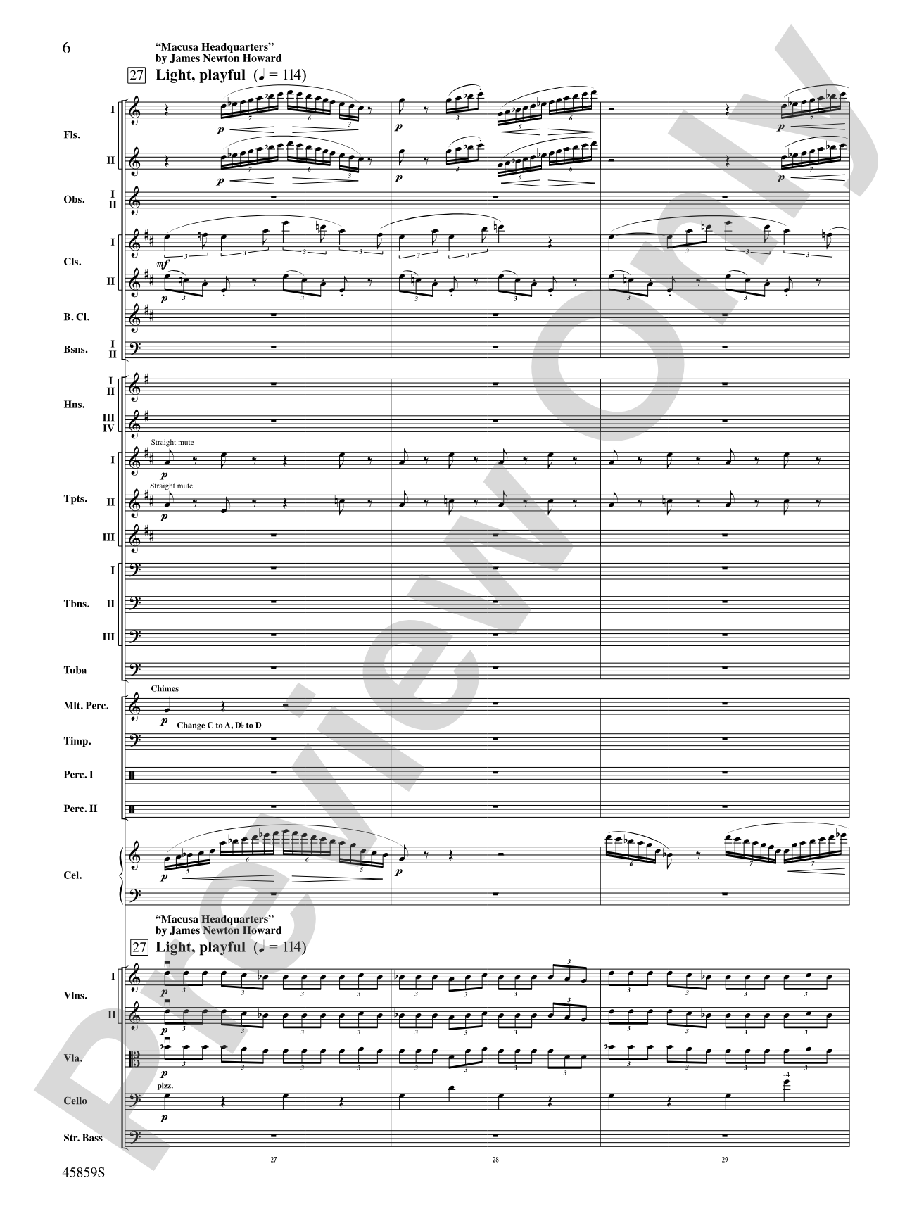 Fantastic Beasts and Where to Find Them: Full Orchestra Conductor Score & Parts