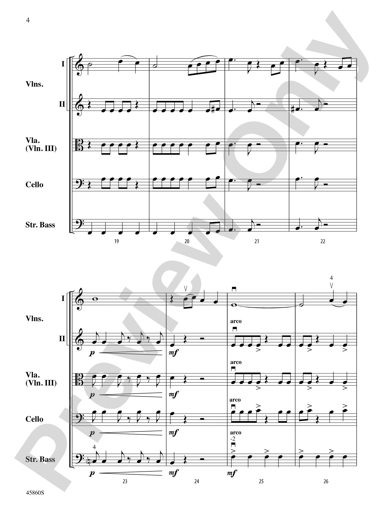 Midnight Adventure: String Orchestra Conductor Score & Parts