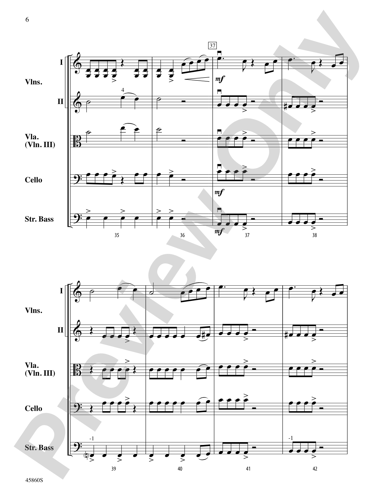Midnight Adventure: String Orchestra Conductor Score & Parts