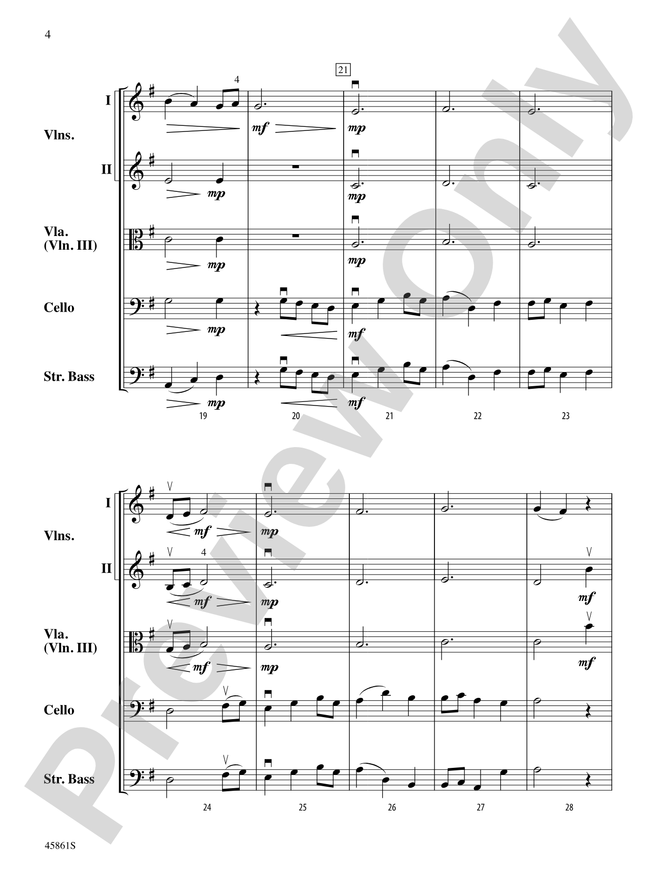 Beauteous Spirit: String Orchestra Conductor Score & Parts