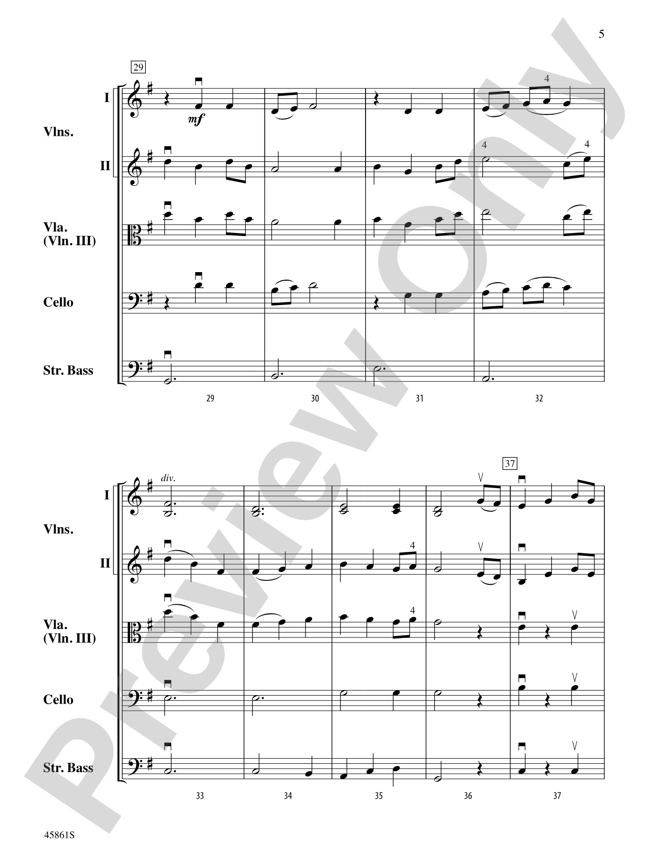 Beauteous Spirit: String Orchestra Conductor Score & Parts