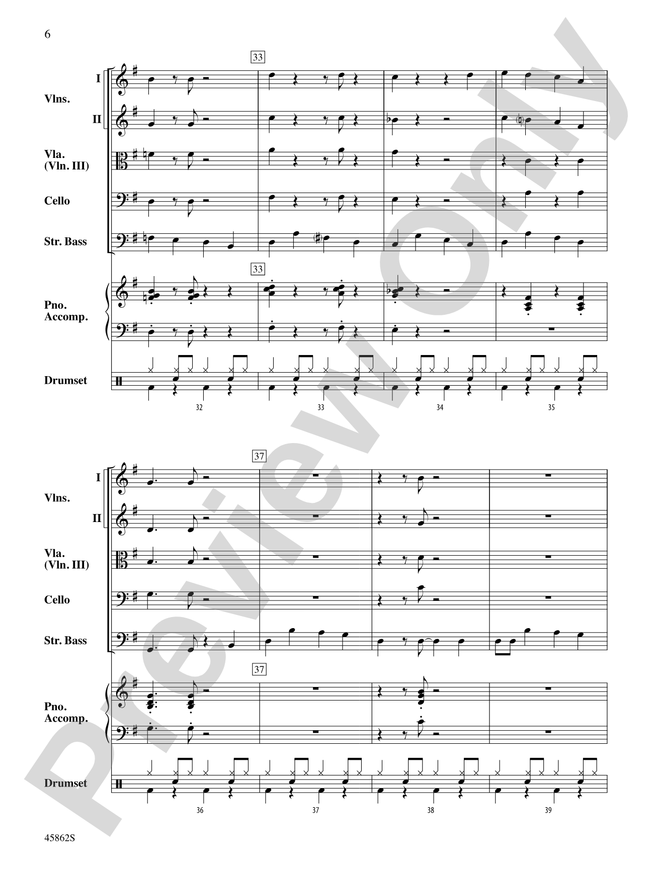 Bass-ically Christmas: String Orchestra Conductor Score & Parts