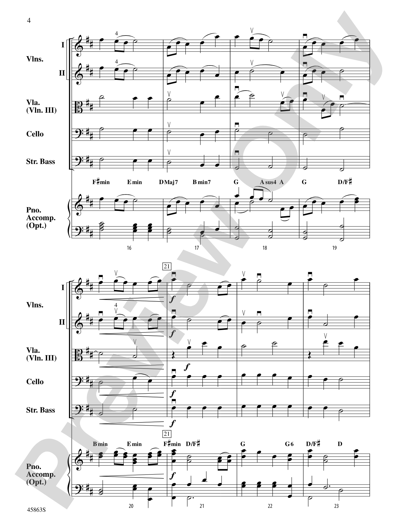 Dancing Kites: String Orchestra Conductor Score & Parts