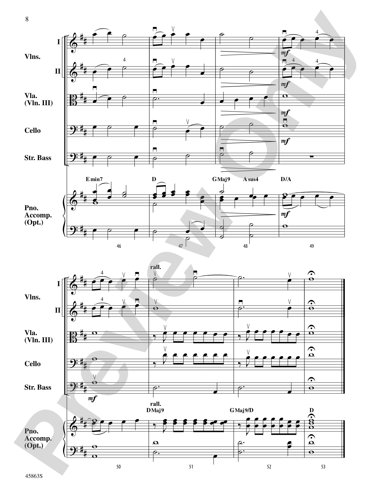 Dancing Kites: String Orchestra Conductor Score & Parts