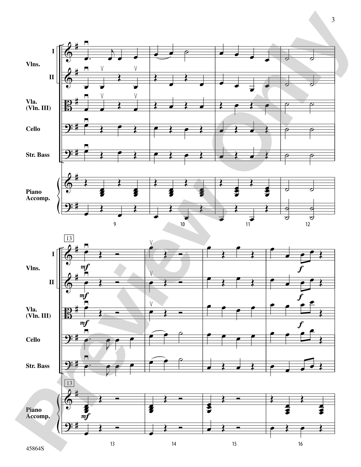Two Celtic Dances: String Orchestra Conductor Score & Parts