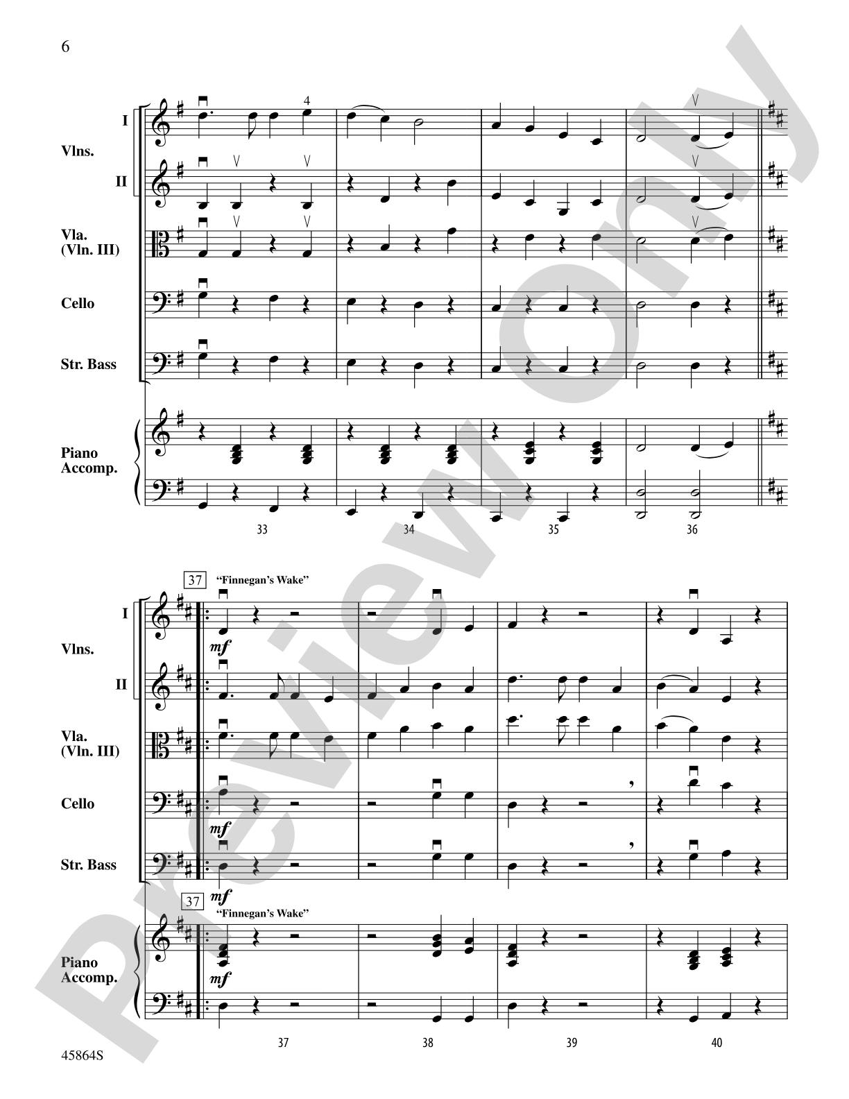 Two Celtic Dances: String Orchestra Conductor Score & Parts