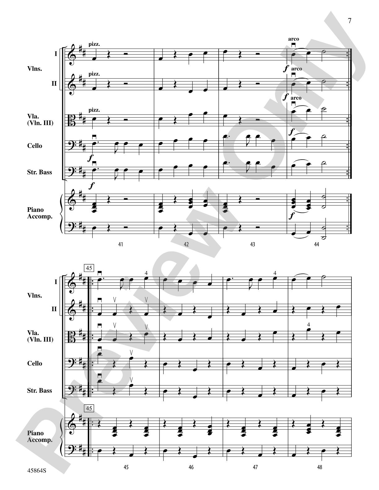 Two Celtic Dances: String Orchestra Conductor Score & Parts