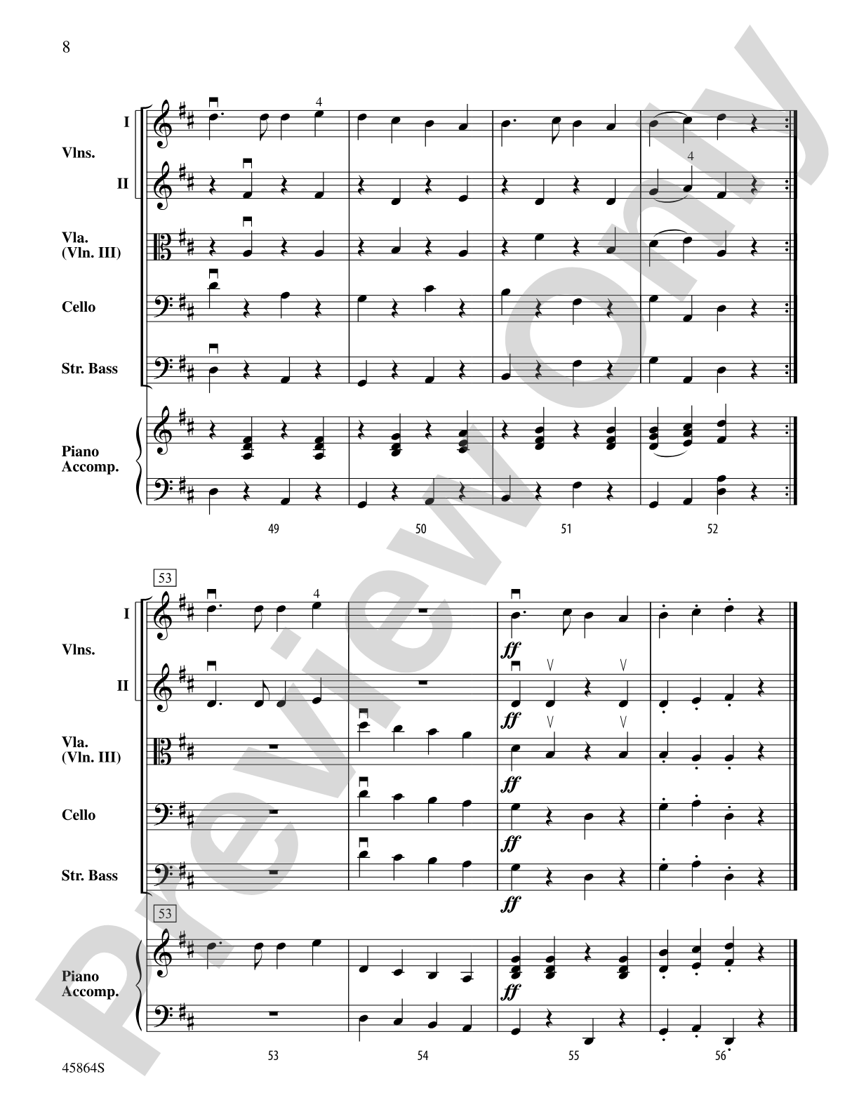 Two Celtic Dances: String Orchestra Conductor Score & Parts