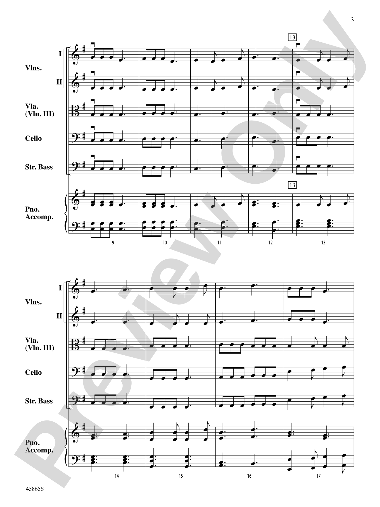 Pieces of Eight: String Orchestra Conductor Score & Parts