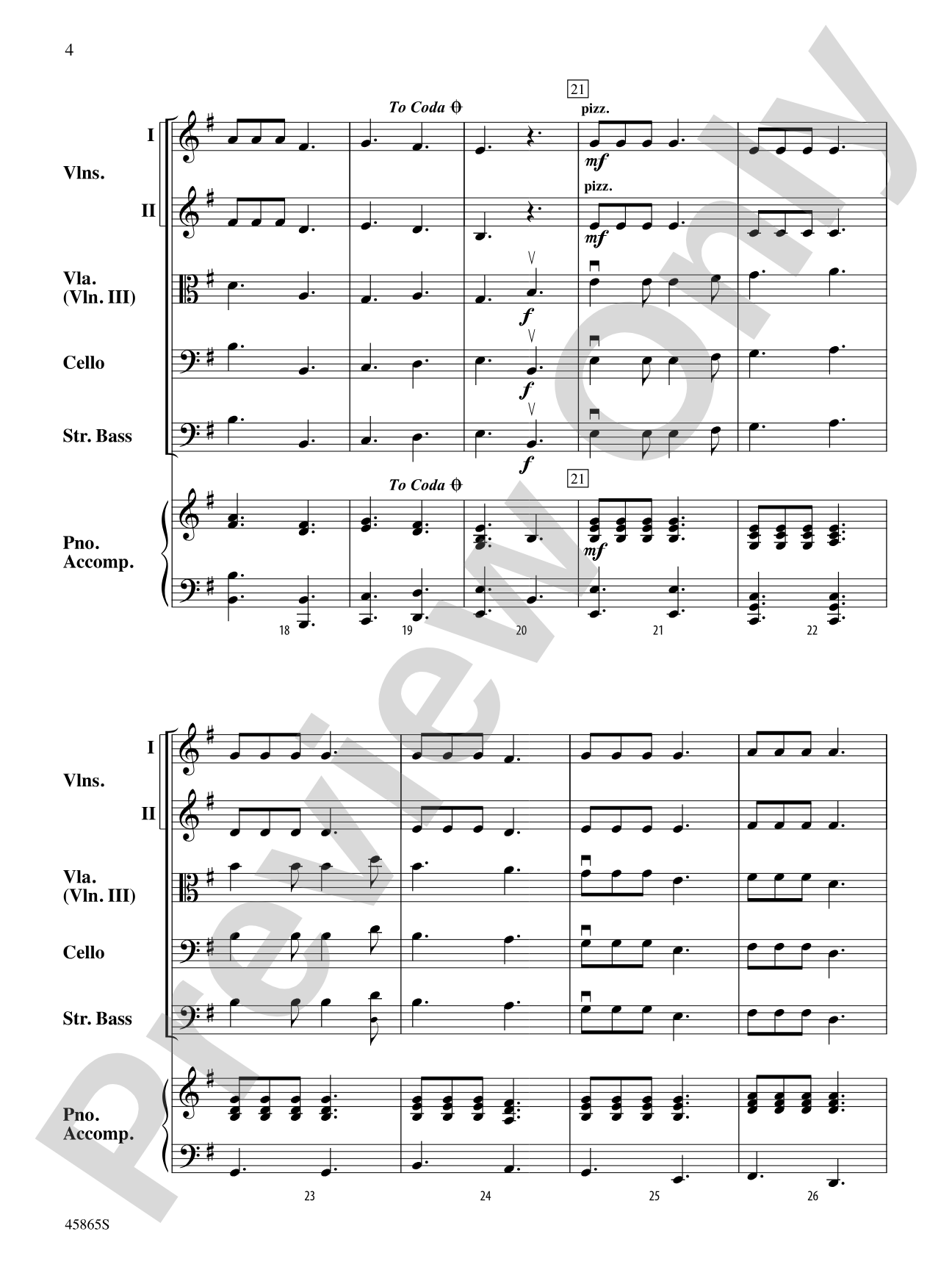 Pieces of Eight: String Orchestra Conductor Score & Parts