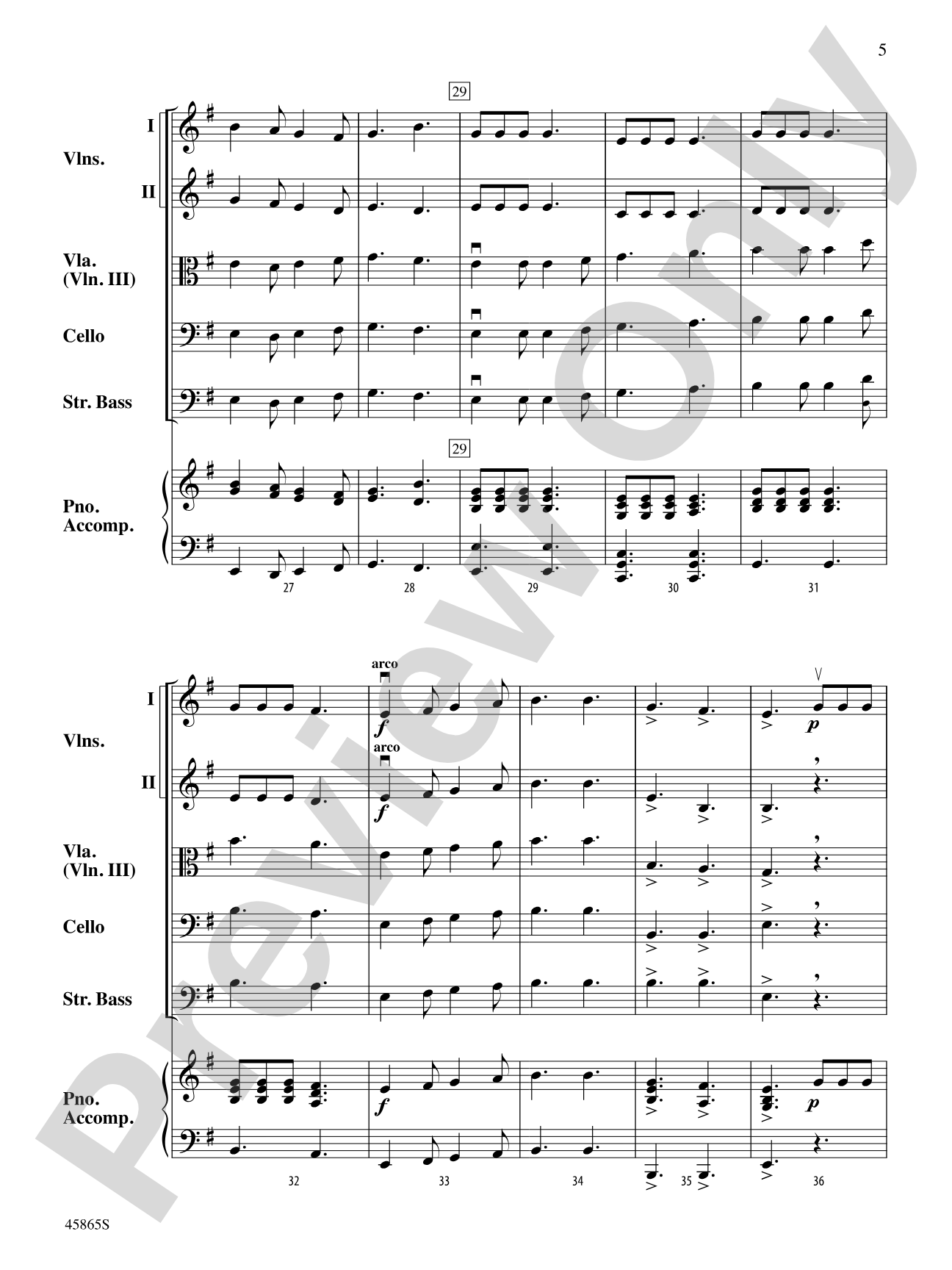 Pieces of Eight: String Orchestra Conductor Score & Parts